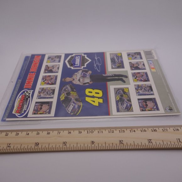 Jimmie Johnson 48 Lowes Spiral Notepad & Collectible Stamp Stickers - Picture 4 of 14